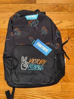 Fortnite "Victory Royale" Black Backpack